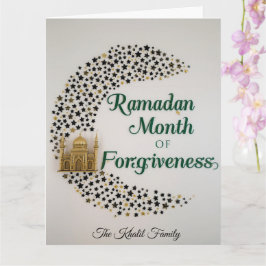 Happy Ramadan Mubarak Ramadan Kareem Hilal Muslim Kort