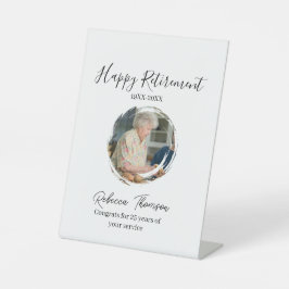 Happy retirement year name circle photo retired