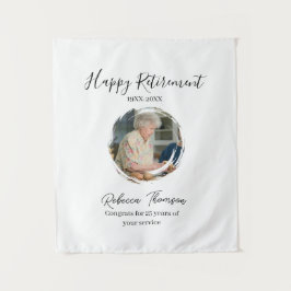 Happy retirement year name circle photo retired