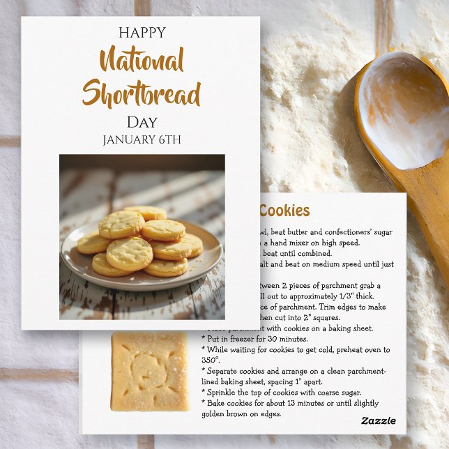 Happy Shortbread Day | January 6th Vykort (Skapare uppladdad)