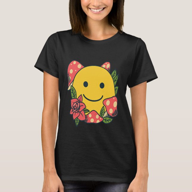 Happy Shroom T Shirt (Framsida)
