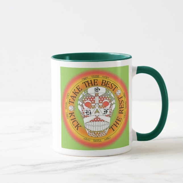 Happy skull tasse mugg (Höger)