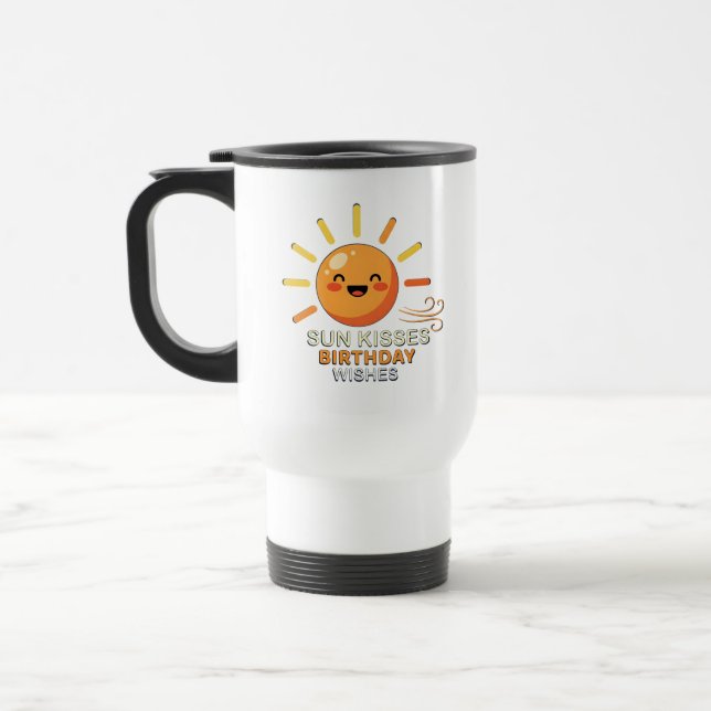 Happy Smiling Sun Birthday Gift Commuter Mug Resemugg (Vänster)