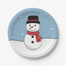 Happy Snowman Christmas Holiday