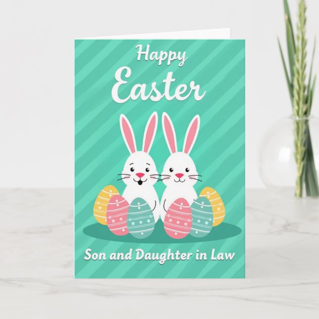 Happy Spring Lagomorphs Card Kort (Framsida)