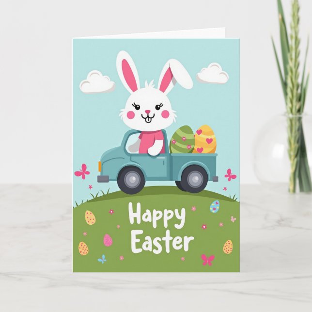 Happy Springtime Delivery Card Kort (Framsida)