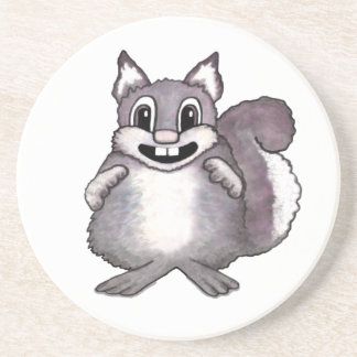 Happy Squirrel Cartoon Drawing  Underlägg