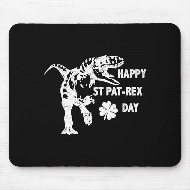 Happy St. Pat-rex Day Funny T-rex Dinosaur St Patr Musmatta (Framsidan)