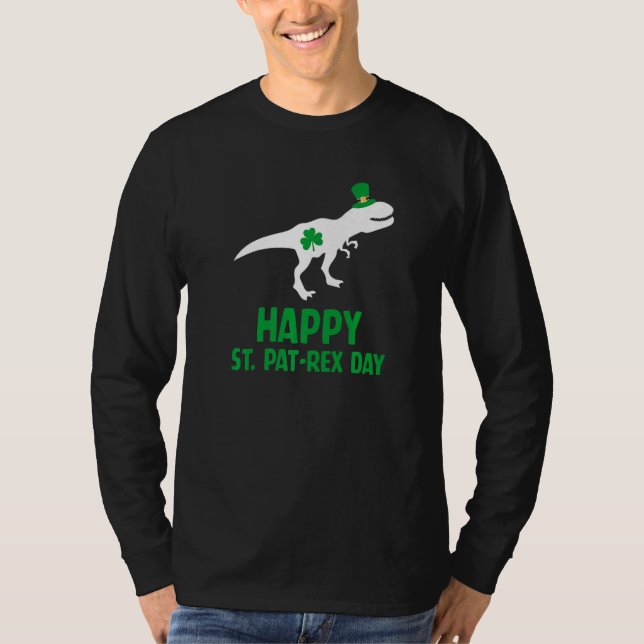 Happy St. Pat-Rex Day Tee St. Patrick`s Day Dinosa (Framsida)