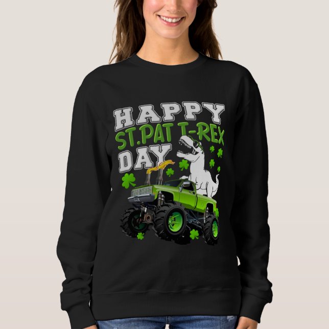 Happy St Pat Trex Day Dinosaur St Patricks Day Tod T Shirt (Framsida)
