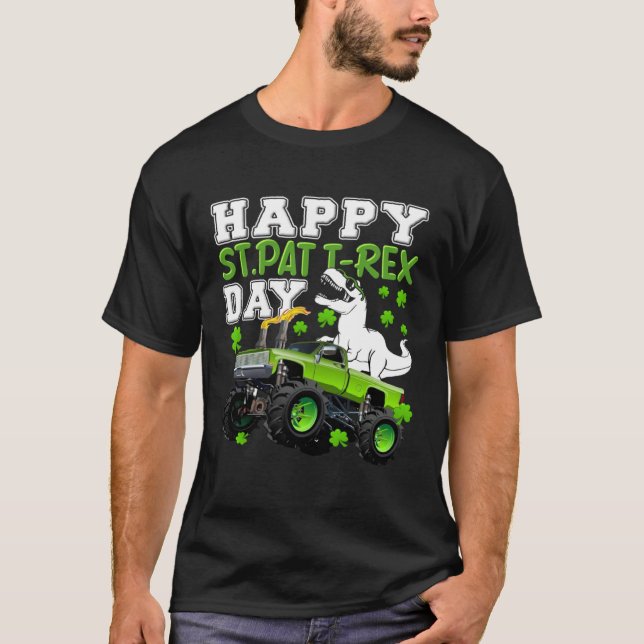 Happy St Pat Trex Day Dinosaur St Patricks Day Tod T Shirt (Framsida)