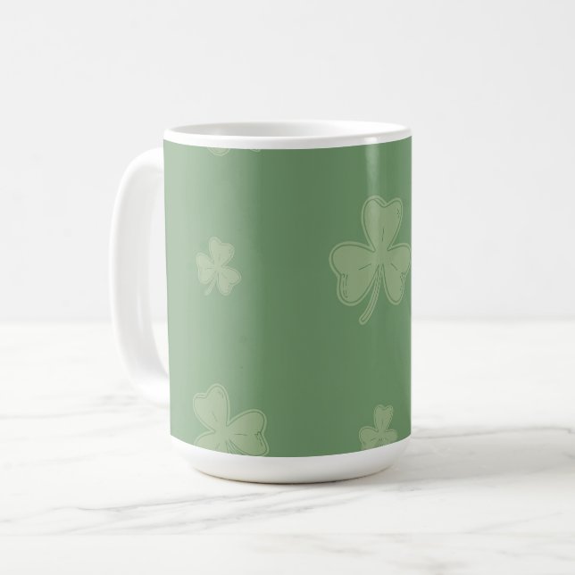 Happy St. Patrick’s Day – Classic Irish Celebratio Kaffemugg (Framsida vänster)