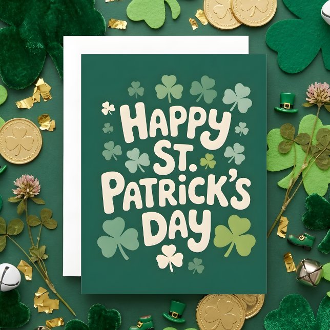 Happy St Patrick’s Day Greeting Card Julkort (Skapare uppladdad)
