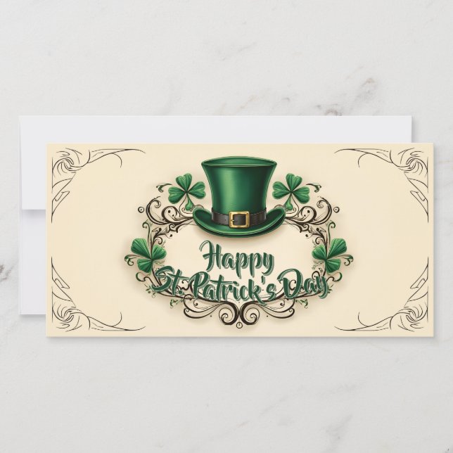 Happy St. Patrick’s Day Shamrock Design (Framsida)