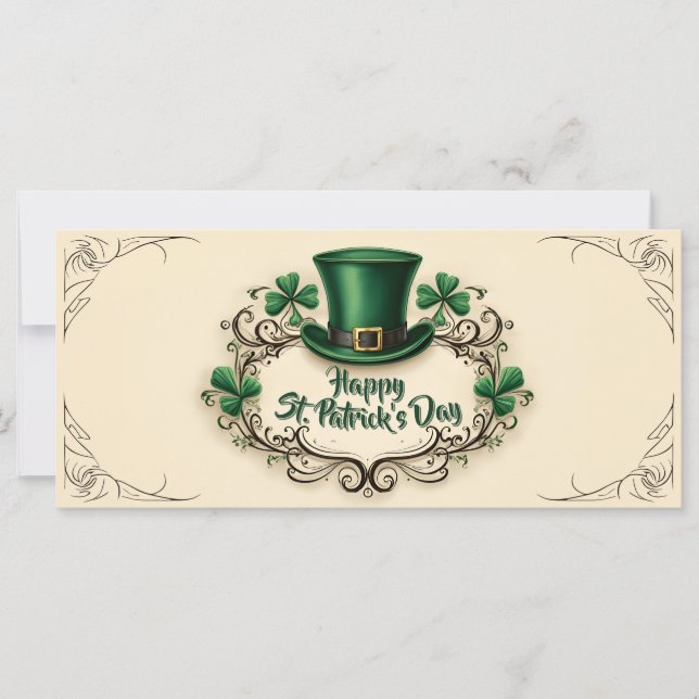 Happy St. Patrick’s Day Shamrock Design (Framsida)