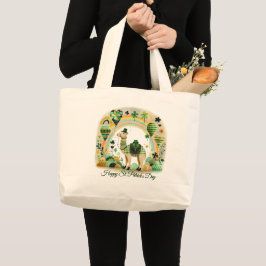 Happy St. Patrick’s Day Tote Bag Jumbo Tygkasse