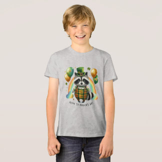 Happy St. Patrick’s Kid’s T-shirt with Back Print