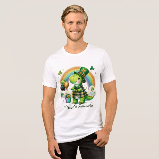 Happy St. Patrick’s Men’s  T Shirt (Framsida Full)