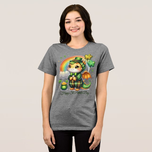 Happy St. Patrick’s Women’s T Shirt (Framsida Full)