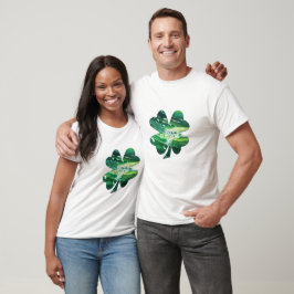Happy St Patricks Day 4 leaf clover Irish Pride T Shirt