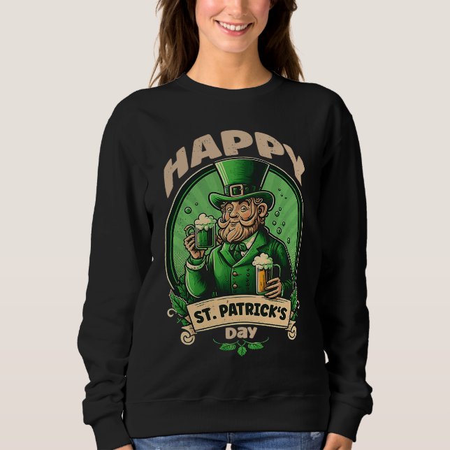 Happy St Patricks Day Beer  1 T Shirt (Framsida)