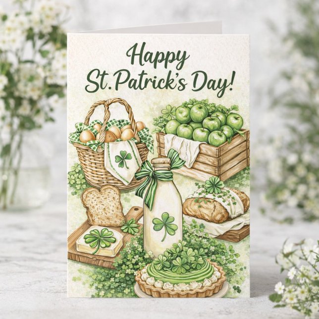 Happy St. Patrick's Day Card | Irish Blessing Kort (Skapare uppladdad)