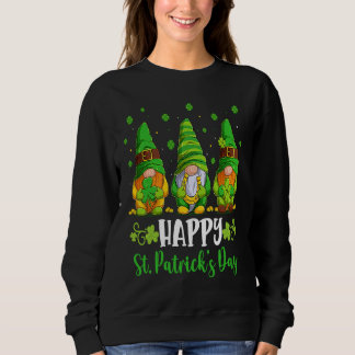 Happy St Patricks day gnomes Shamrock Lucky boys g T Shirt