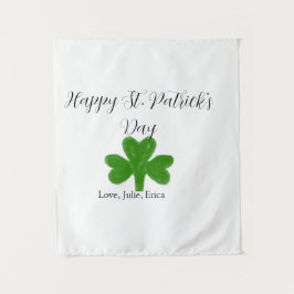 Happy St. Patrick's day green shamrock name 