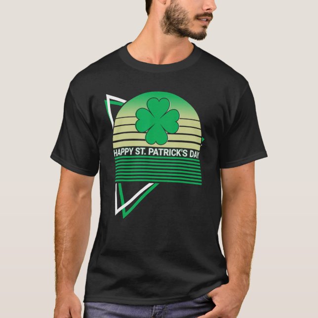 Happy St. Patrick's Day Happy St. Patrick's Day Ir T Shirt (Framsida)