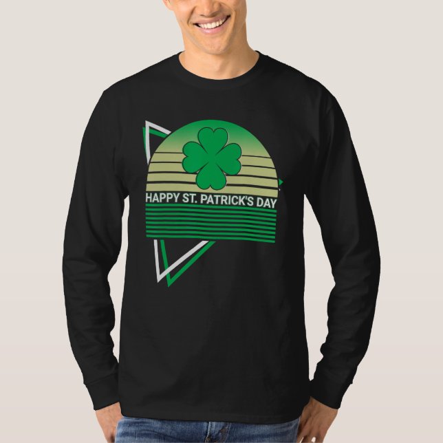 Happy St. Patrick's Day Happy St. Patrick's Day Ir T Shirt (Framsida)