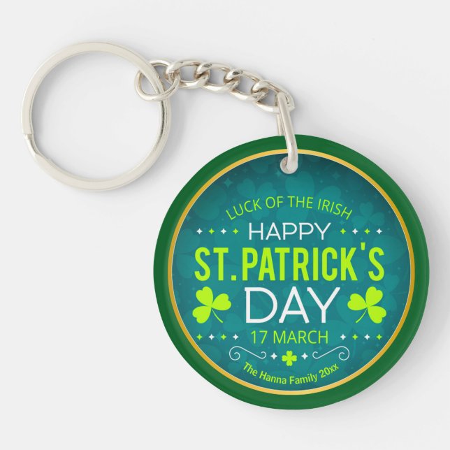 HAPPY ST. PATRICK'S DAY, "LUCK OF THE IRISH" (Framsidan)