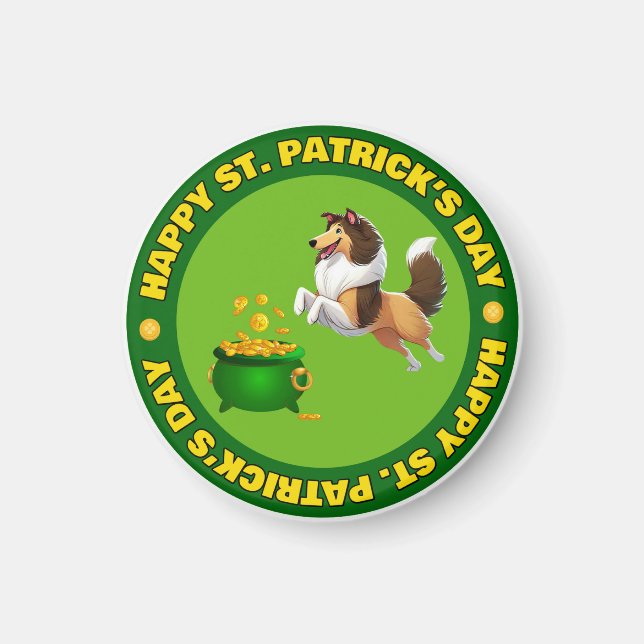 Happy St. Patrick's Day Magnet (Framsidan)