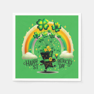 Happy St. Patrick's Day Napkin Pappersservett