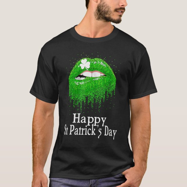 Happy St Patrick's Day Saint Irish Patrick Girl bo T Shirt (Framsida)
