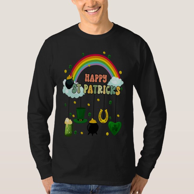 Happy St Patricks Day St Pattys Shamrock Irish C T Shirt (Framsida)