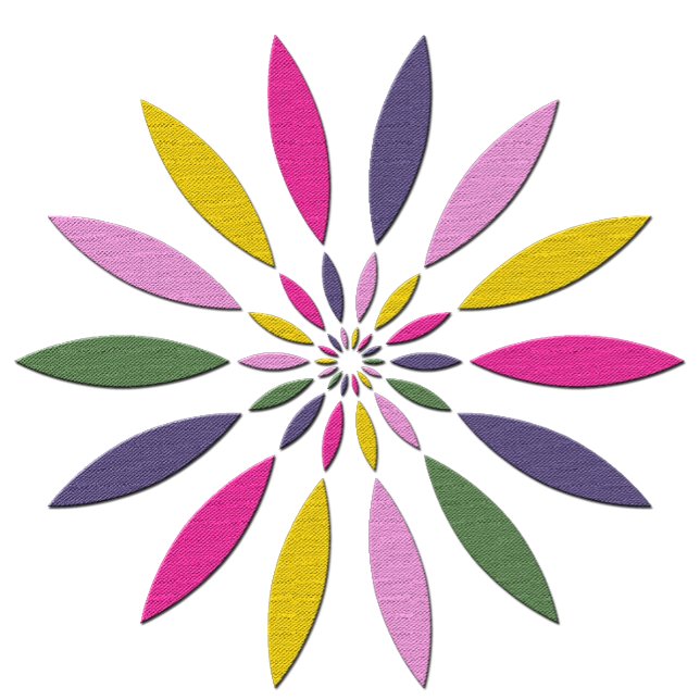 Happy Sunny Flower Minimalist T-Shirt (Skapare uppladdad)