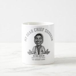Happy Surgeon Cartoon Print For Gifts Kaffemugg