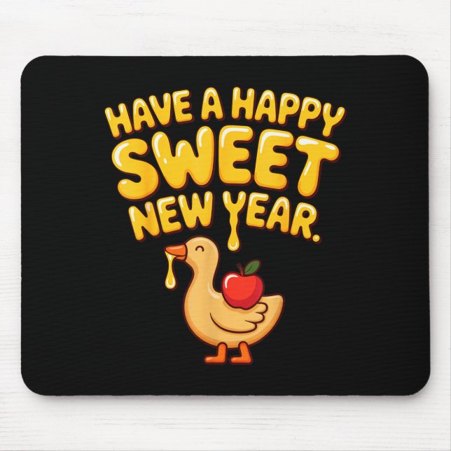 Happy Sweet New Year Goose Cookie Rosh Hashanah  Musmatta (Framsidan)
