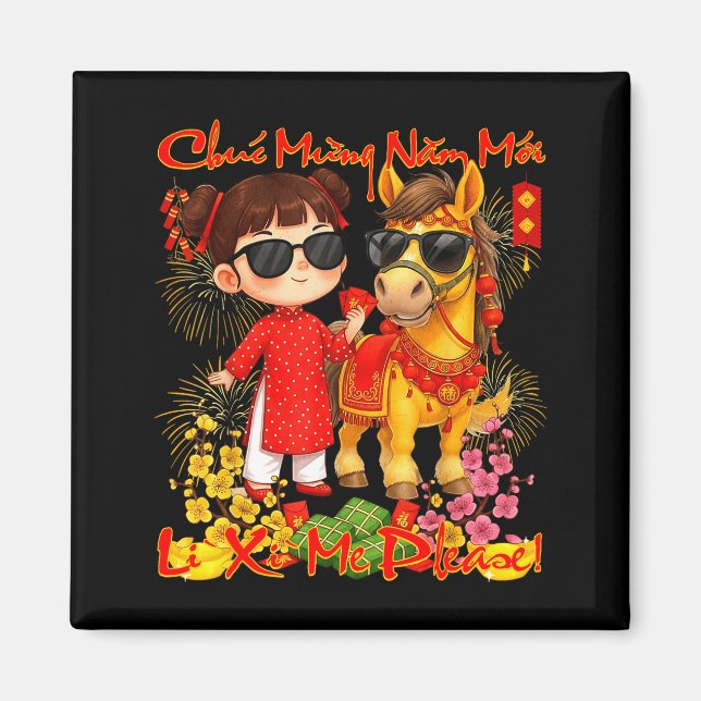 Happy Tet Chuc Mung Nam Moi 2026 Li Xi Me Please K Magnet (Framsidan)