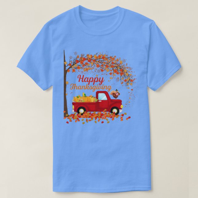 Happy thanksgiving18 t shirt (Design framsida)