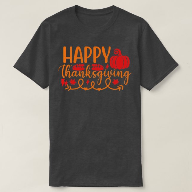 Happy thanksgiving21 t shirt (Design framsida)