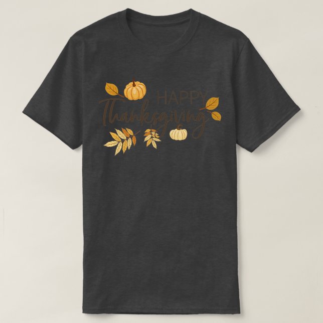 Happy thanksgiving6 t shirt (Design framsida)