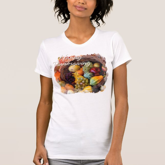 Happy thanksgiving 10 Shirt Tee (Framsida)