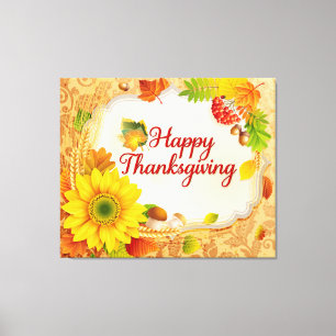 Happy thanksgiving 13, arbetsyta canvastryck