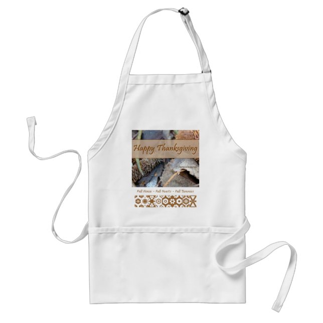 Happy thanksgiving (3) Apron Förkläde (Framsidan)