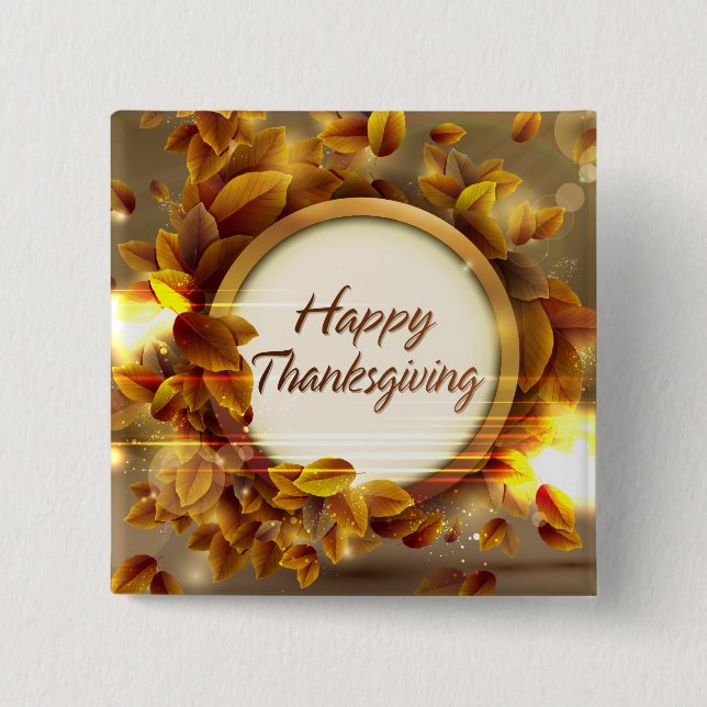 Happy thanksgiving 3-knapp knapp (Framsida)