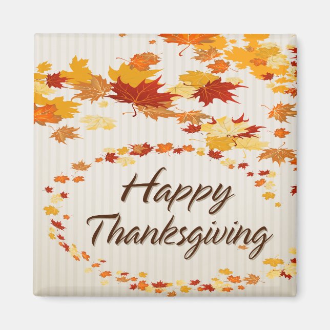 Happy thanksgiving 4 Magnet (Framsidan)