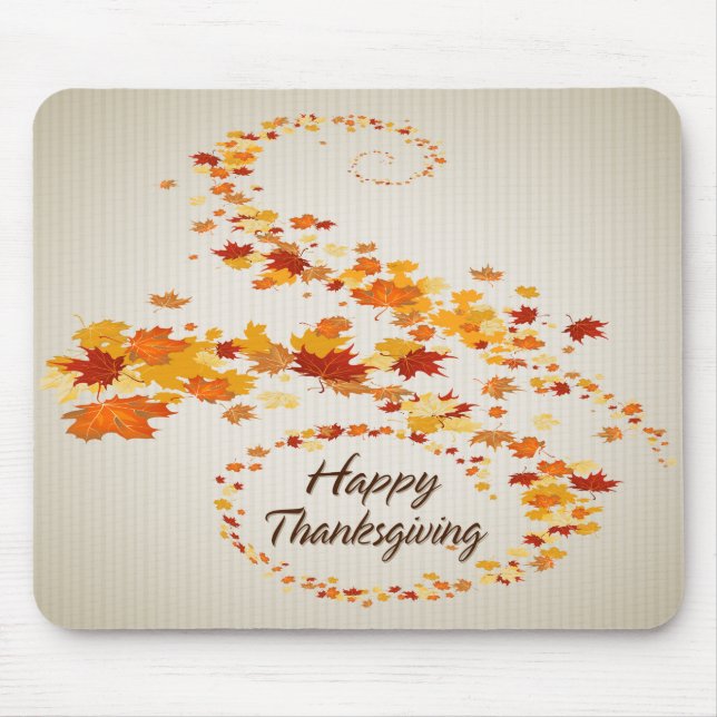 Happy thanksgiving 4 Mousepad Musmatta (Framsidan)