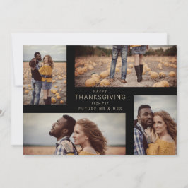 Happy Thanksgiving 4 Photos Wedding Save Date