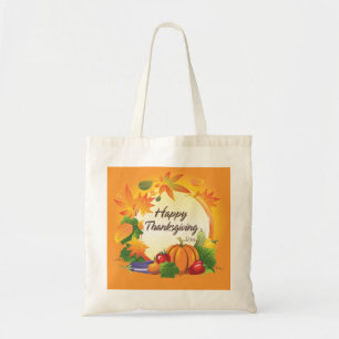 Happy thanksgiving 5-blocket tygkasse